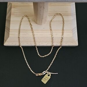 18k Gold Necklace 16 Inch